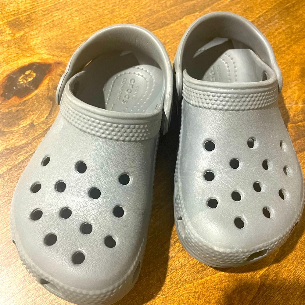 Toddler CROCS dark grey size 9
